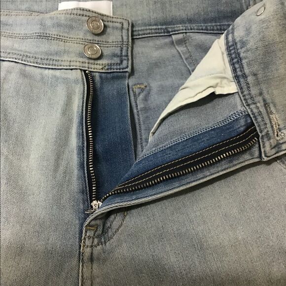 Current/Elliott High Rise Bell Bottom Flare Leg Denim Jeans Size 30 - Picture 12 of 13